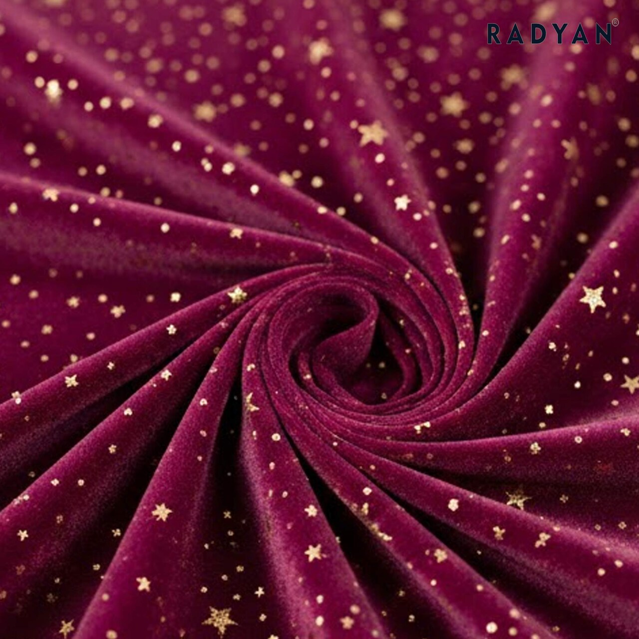 1 Yard Star Glitter Stretch Polyester Spandex Velvet Fabric for Dancewear Cosplay Costumes Arm Sleeves 60" Width